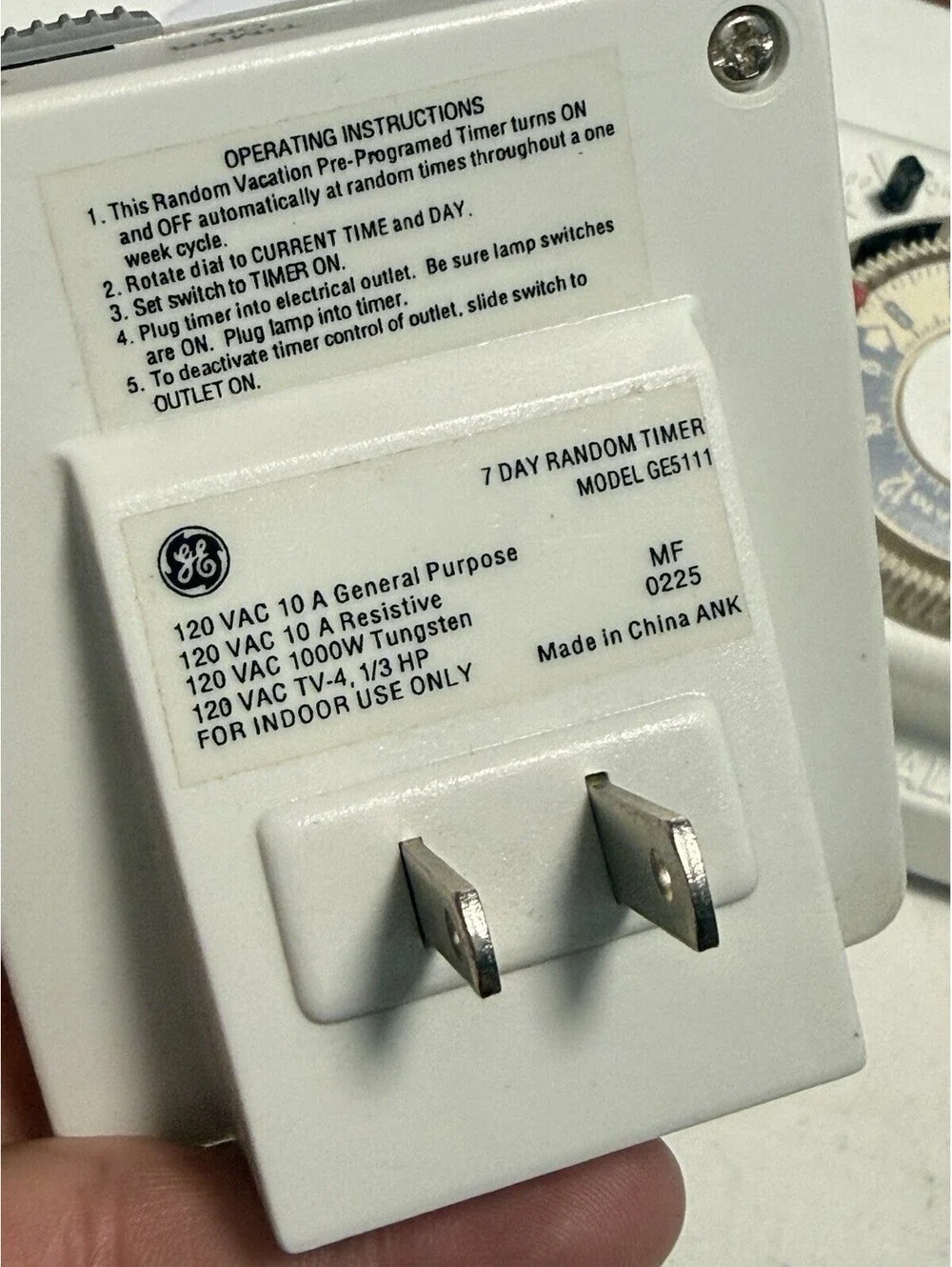 GE  7 - DAY TIMER  Lot Of 3 , Diferent Brands